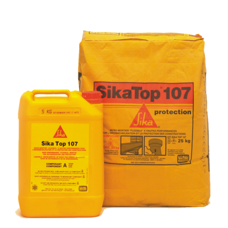 Sika Top-107 Wit Kit A+B 25kg Sika Top-107 Wit Kit A+B 25kg