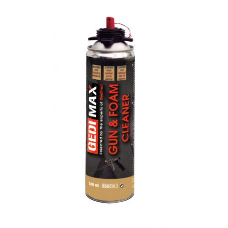 Gedimax PU isolatie- /lijmschuim cleaner 500ml Gedimax PU isolatie- /lijmschuim cleaner 500ml