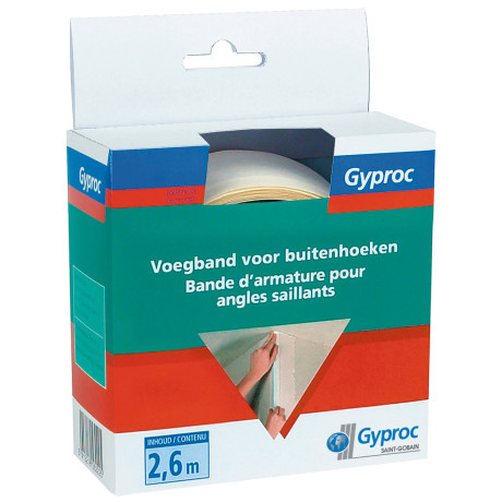 Gyrpoc voegband voor buitenhoeken 2.6m