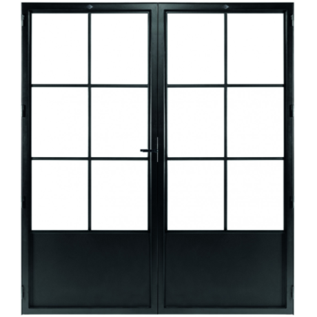 STEELIT deur H231.4 B193.6 CLASSIC 6 DUO-rechts