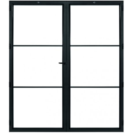 STEELIT deur H231.4 B193.6 MODERN 3 DUO-rechts