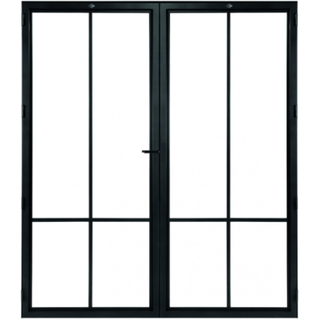 STEELIT deur H201.4 B173.6 MODERN 4 DUO-links