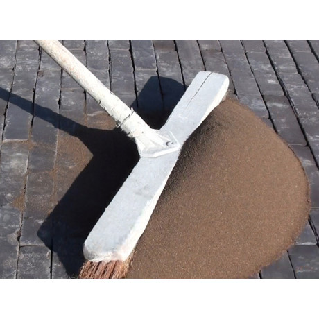 PTB gedroogd kwartszand 25KG zwart PTB gedroogd kwartszand 25KG zwart