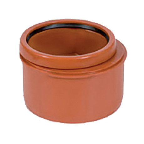 PVC roodbruin verloop dia.200/160 1 mof