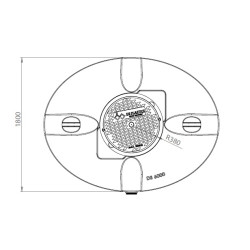 FS regenwatertank/septic rond 6.000L