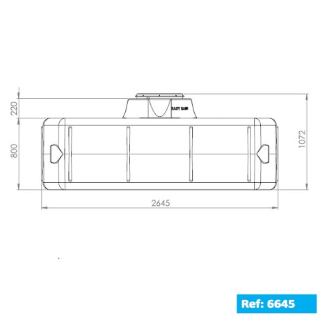 Easy Rain regenwatertank 6.000L