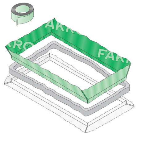 FAKRO LXD isolatiekit 86x140cm FAKRO LXD isolatiekit 86x140cm