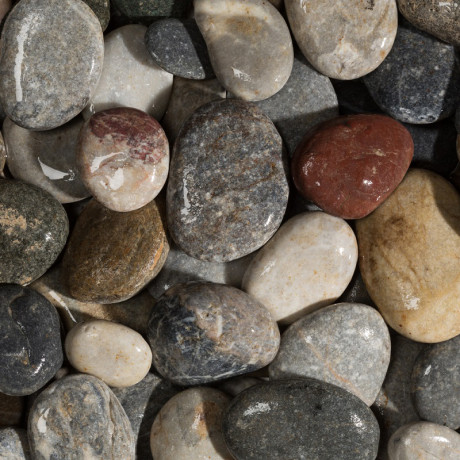 BEACH PEBBLES Flat Gray 30/60 - big bag - per 1000kg