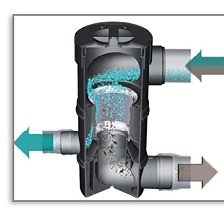 Wisy WFF150 cycloon regenwaterfilter DN160