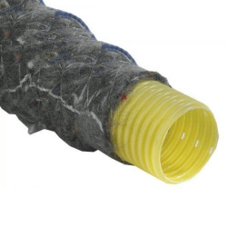 Drainagebuis PVC-PP wikkel 50m - diam.80