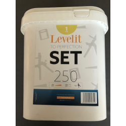 Level-IT kit - 250 clips 1mm + 250 spieën + plastic tang