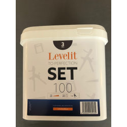Level-IT kit - 100 clips 3mm + 100 spieën + plastic tang