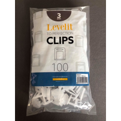 Level-IT clips (H6-12mm) dikte 3mm - pak van 100