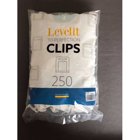 Level-IT clips (H6-12mm) dikte 4mm - pak van 250