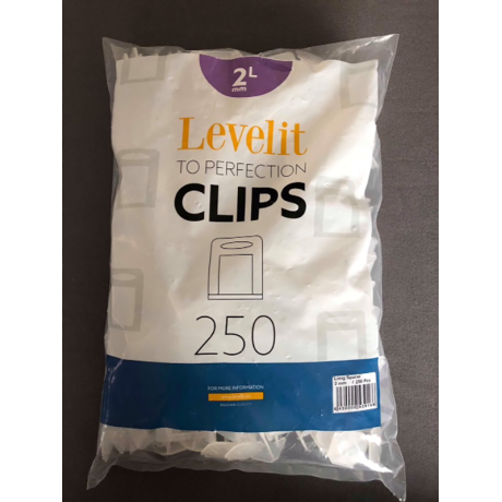 Level-IT clips (H15-25mm) dikte 2mm - pak van 250