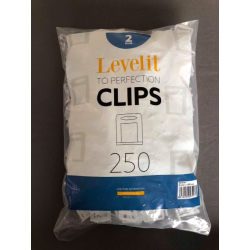 Level-IT clips (H6-12mm) dikte 2mm - pak van 250