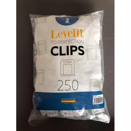 Level-IT clips (H6-12mm) dikte 2mm - pak van 250