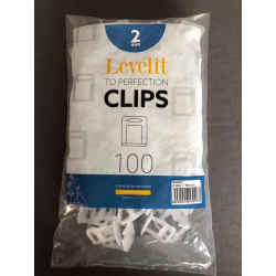 Level-IT clips (H6-12mm) dikte 2mm - pak van 100