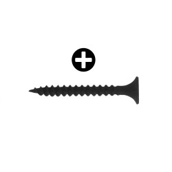 Gipsplaatschroef zwart 3,5x35mm (1000 stuks)