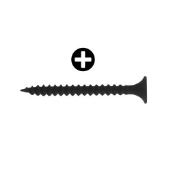 Gipsplaatschroef zwart 3,5x45mm (500 stuks)