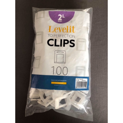 Level-IT clips (H15-25mm) dikte 2mm - pak van 100