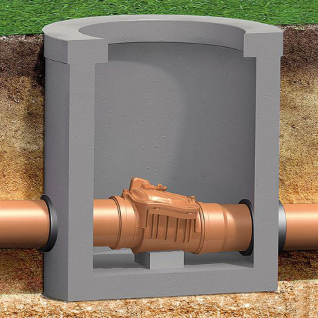 Terugslagklep diam.160