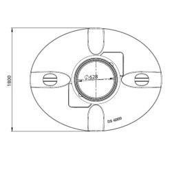 DS premium regenwatertank/septic ovaal  4.000L