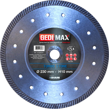 Gedimax diamantschijf TURBO COOL - 230 mm