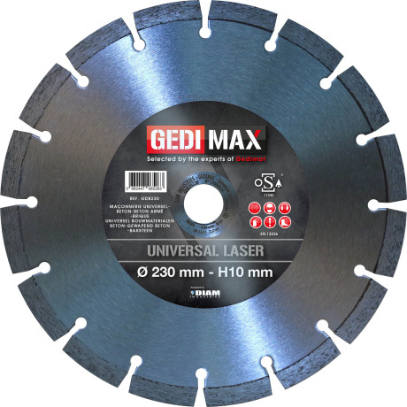 Gedimax diamantschijf MARATHON - 230 mm Gedimax diamantschijf MARATHON - 230 mm