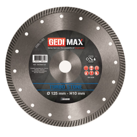 Gedimax diamantschijf TURBO COOL - 125 mm Gedimax diamantschijf TURBO COOL - 125 mm