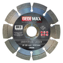Gedimax diamantschijf UNIVERSAL - 125 mm