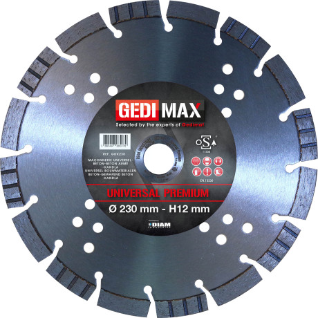 Gedimax diamantschijf TURBO STONE - 230 mm