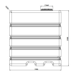 Stockagetank bovengronds 4.000L UV