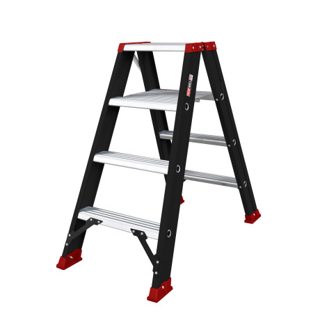 Gedimax trapladder 4 dubbele treden Gedimax trapladder 4 dubbele treden