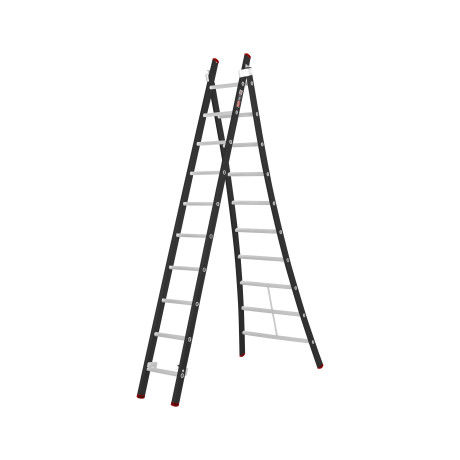 Gedimax ladder (2-delig) 10 sporten Gedimax ladder (2-delig) 10 sporten