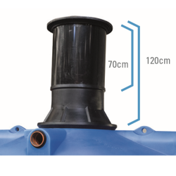 Ophoogmodule voor DSB regenwatertank/septic