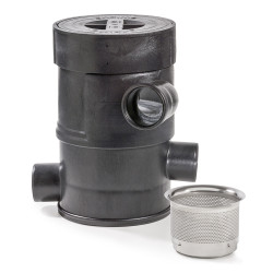 Wisy WFF100 cycloon regenwaterfilter DN110 + opzetstuk 50cm