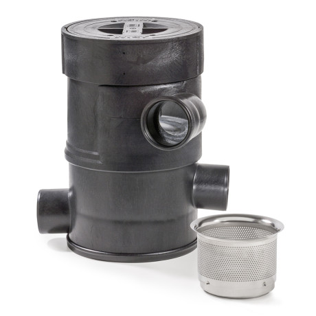 Wisy WFF100 cycloon regenwaterfilter DN110 + opzetstuk 50cm