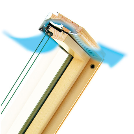 FAKRO tuimeldakvenster FTW-V P2 114x118