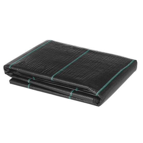 Worteldoek zwart geweven rol 25x1.05m Worteldoek zwart geweven rol 25x1.05m