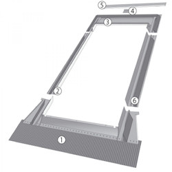 FAKRO gootstuk EHV-P voor pannen 134x98 FAKRO gootstuk EHV-P voor pannen 134x98