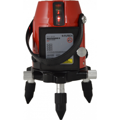 FUTECH MC5 SD kruislijnlaser Rood FUTECH MC5 SD kruislijnlaser Rood
