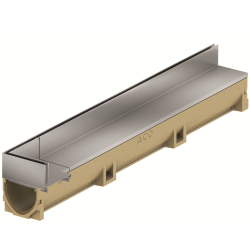 ACO Euroline 100 Discreet 65 met lange hoek
