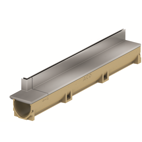 ACO Euroline 100 Discreet 65 met korte hoek 