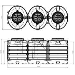 DS Huishoudelijk Waterzuiveringsstation Veco Clear 6000L