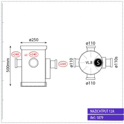 Toezichtsput 250 - 3x110/1x160