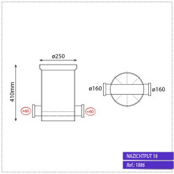 Toezichtsput 250 - 2x160