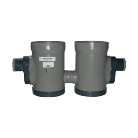 Vetvanger dubbele sifonput diam.250 - 2x110 Vetvanger dubbele sifonput diam.250 - 2x110