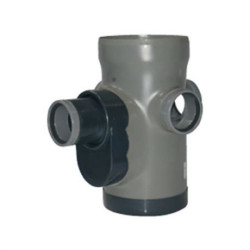 Sifonput diam.250 - aansluiting 3x125/1x125