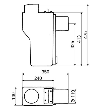 Rustige inloop Slim Rain 110/125